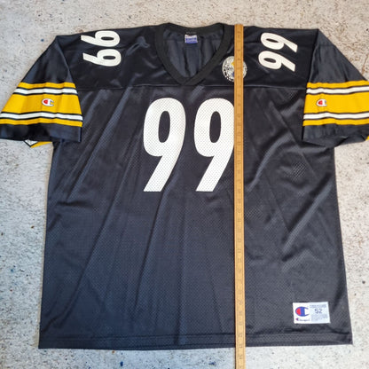 Champion Pittsburgh Steelers NFL Jersey USA Kirkland #99 - Black - Size XXL