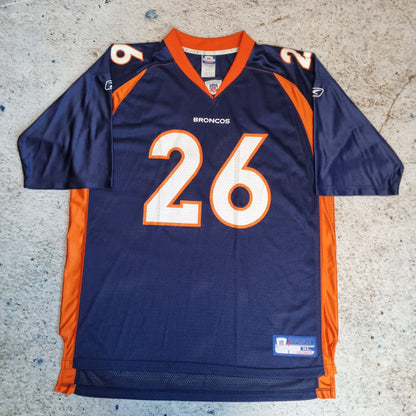 Reebok Denver Broncos NFL Jersey US Football Portis #26 - Blue - Size XL