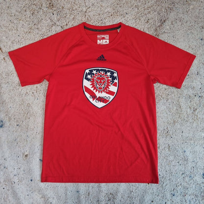 Adidas T-SHIRT ORLANDO CITY MLS USA TOP TEE - Red - Size M