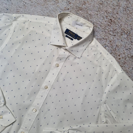 Ralph Lauren DRESS SHIRT EASY CARE (READ DESC.) - White - Size 17 36/37 L