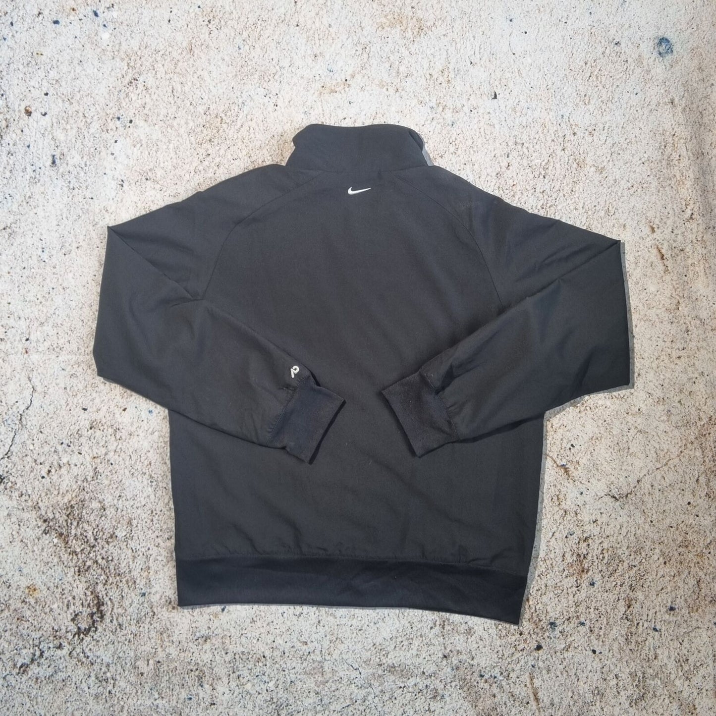 NIKE TRACK JACKET BIG SPELLOUT - Black - Size XL