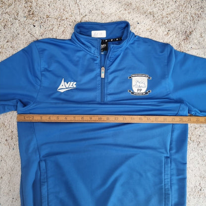 Avec Preston North End FC PNE Football 1/4 Zip Small Jumper