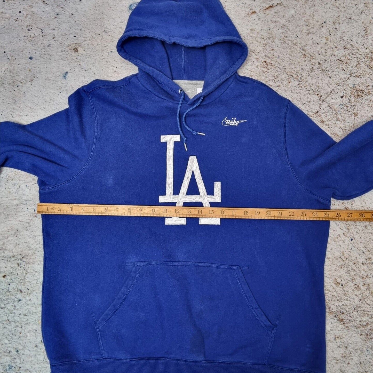 Nike LA Dodgers Hoodie  Logo Centre Swoosh Size L Vintage MLB Hooded Swoosh