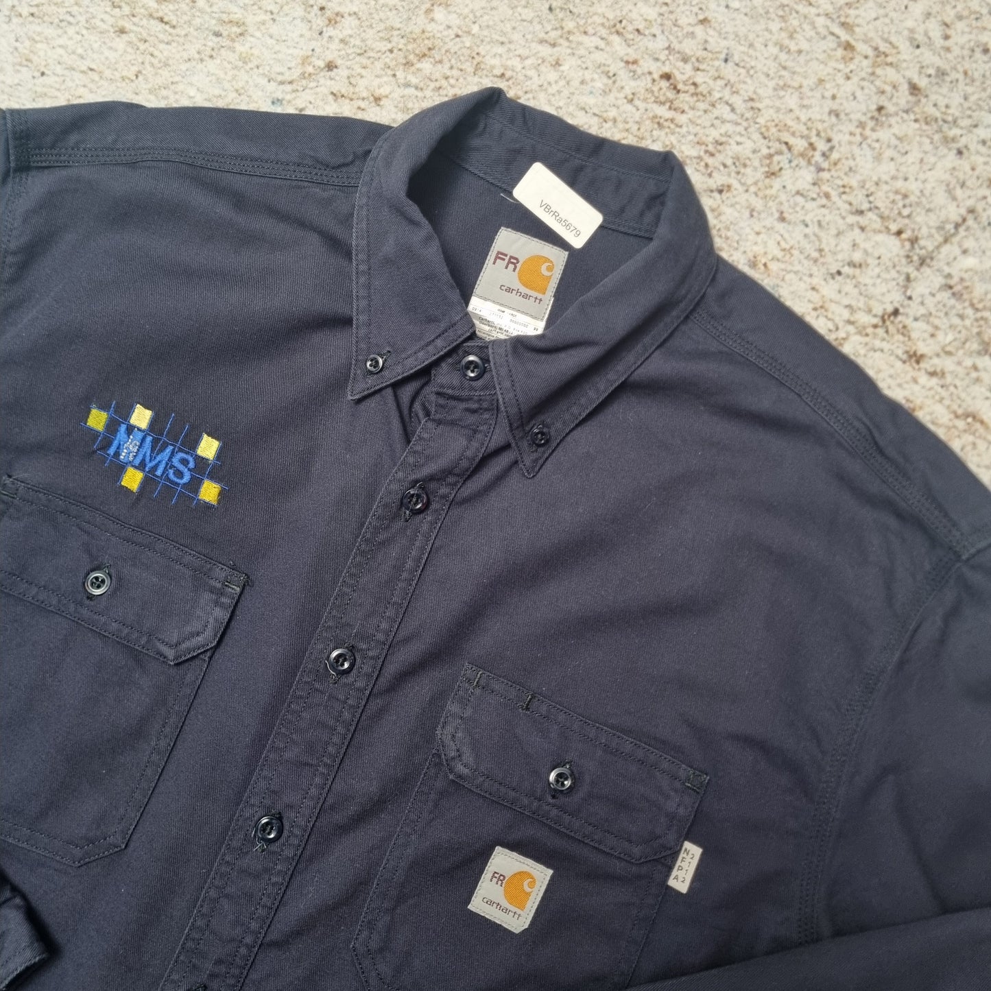 Carhartt FR SHIRT HEAVYWEIGHT WORK WEAR  - Blue - Size XL