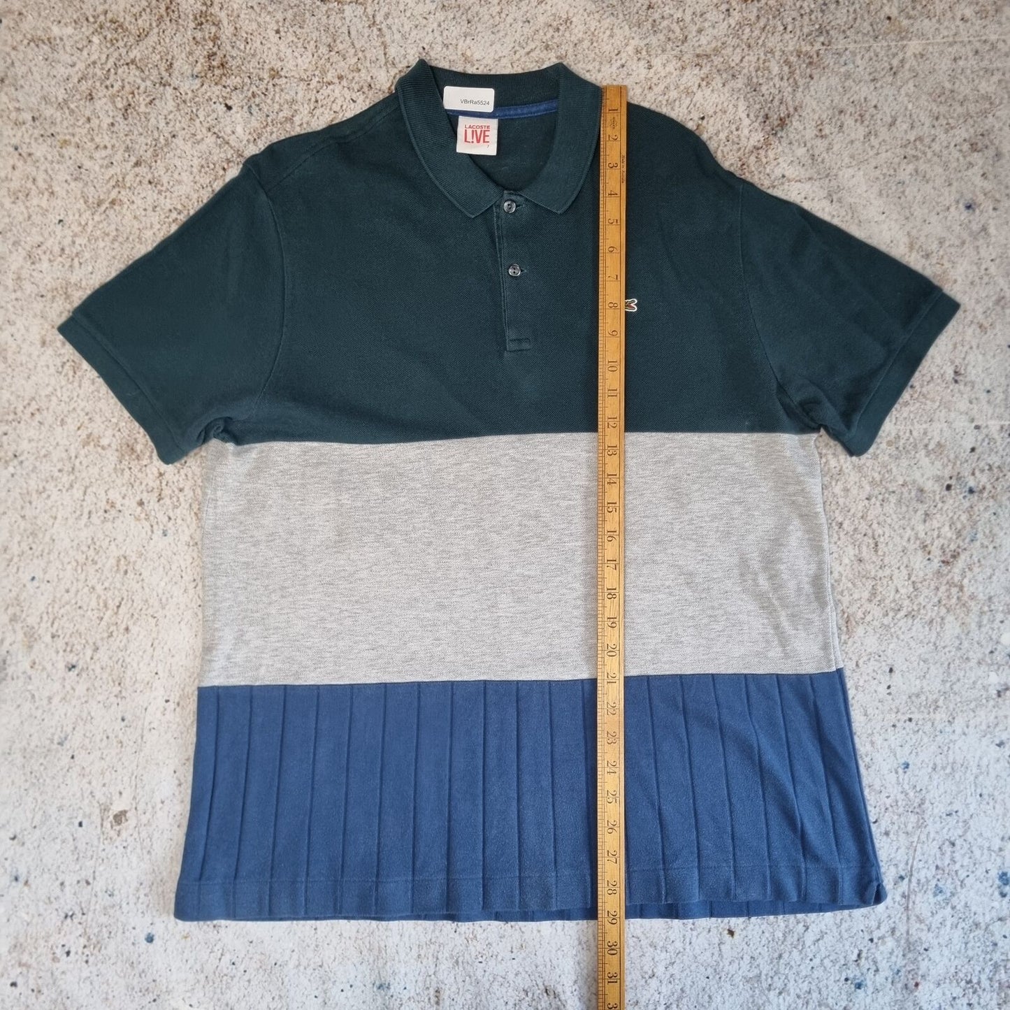 Lacoste POLO SHIRT COLOUR BLOCK - Green - Size L