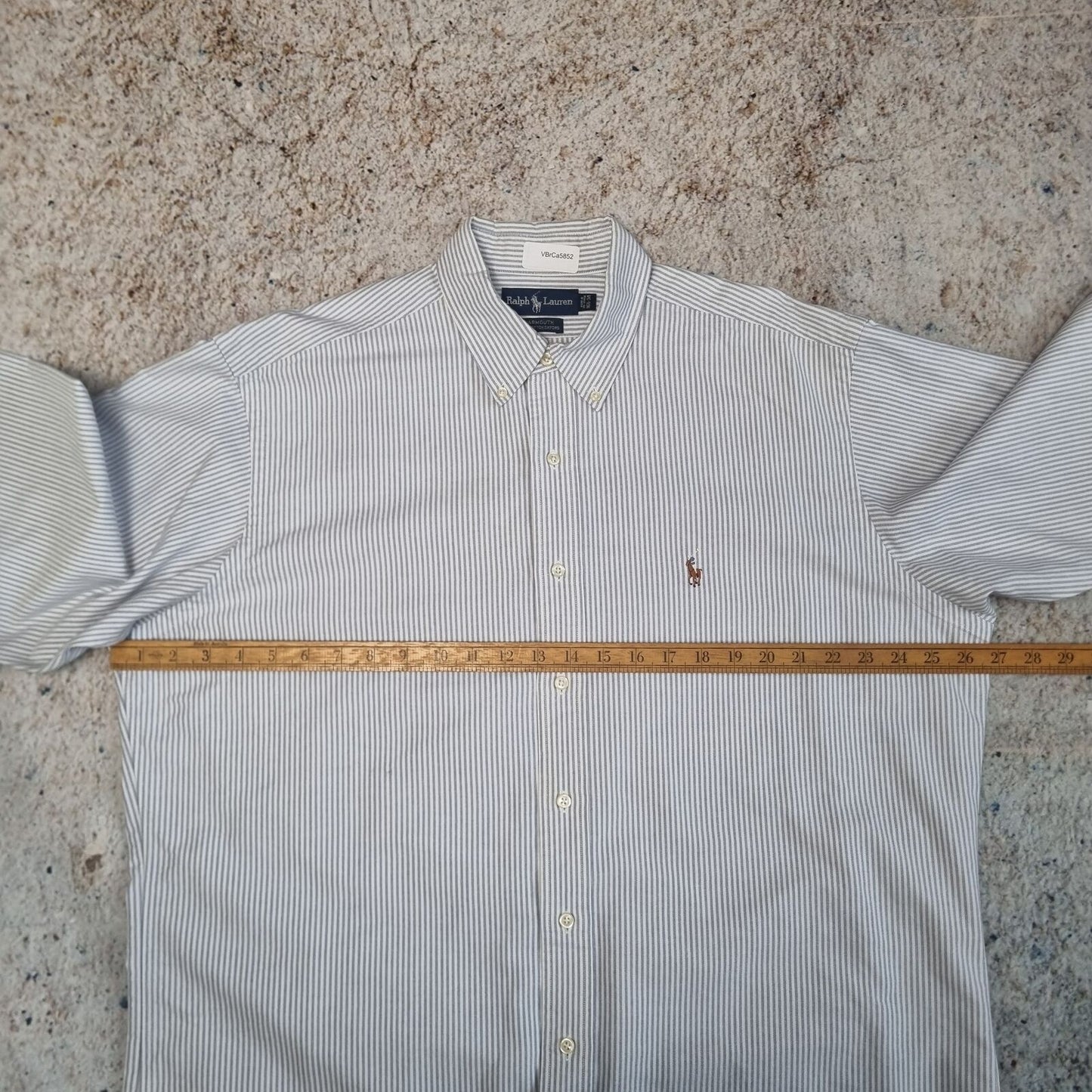 Carhartt OXFORD SHIRT YARMOUTH STRIPE 34 - Blue - Size 16.5