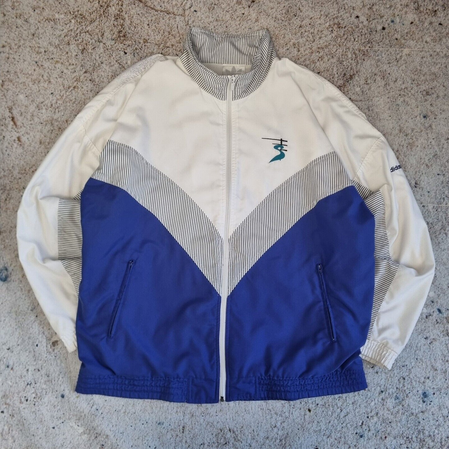 Adidas Stefan Edberg Track Jacket  Tennis Large 80s Rare Men's