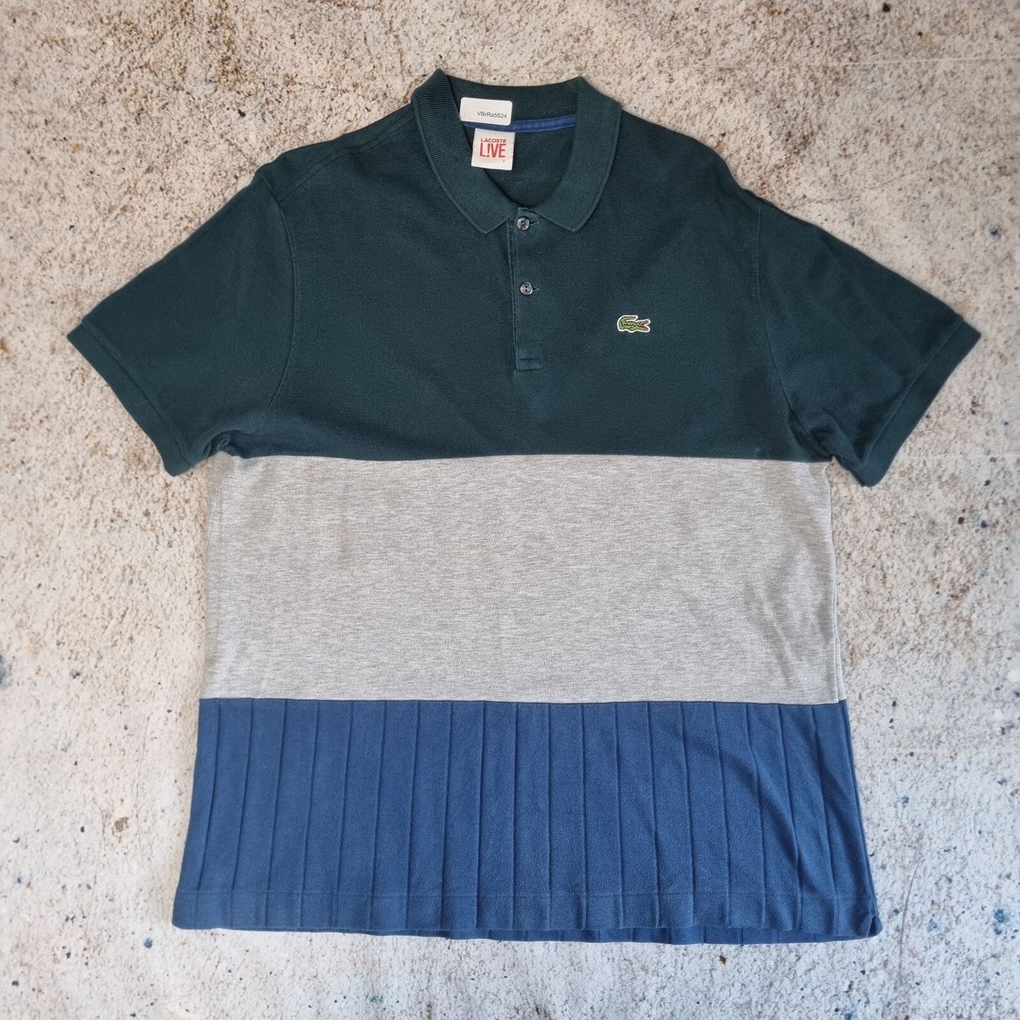 Lacoste POLO SHIRT COLOUR BLOCK - Green - Size L