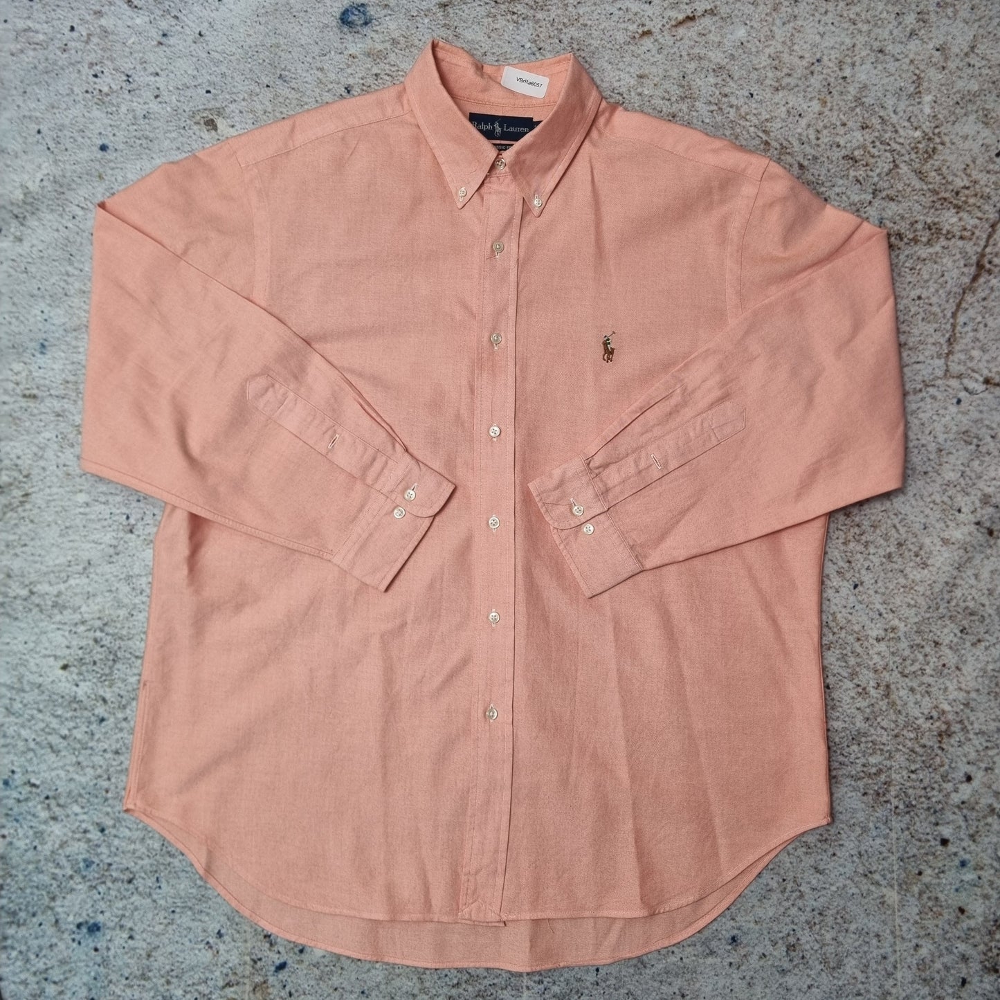 Ralph Lauren OXFORD SHIRT CLASSIC FIT 32-33 XL - Orange - Size 17