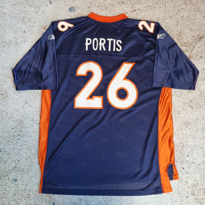 Reebok Denver Broncos NFL Jersey US Football Portis #26 - Blue - Size XL