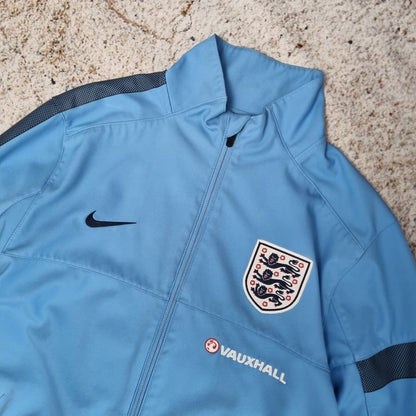 Nike England Football Jacket Full Zip Track Top Mens Size L Blue