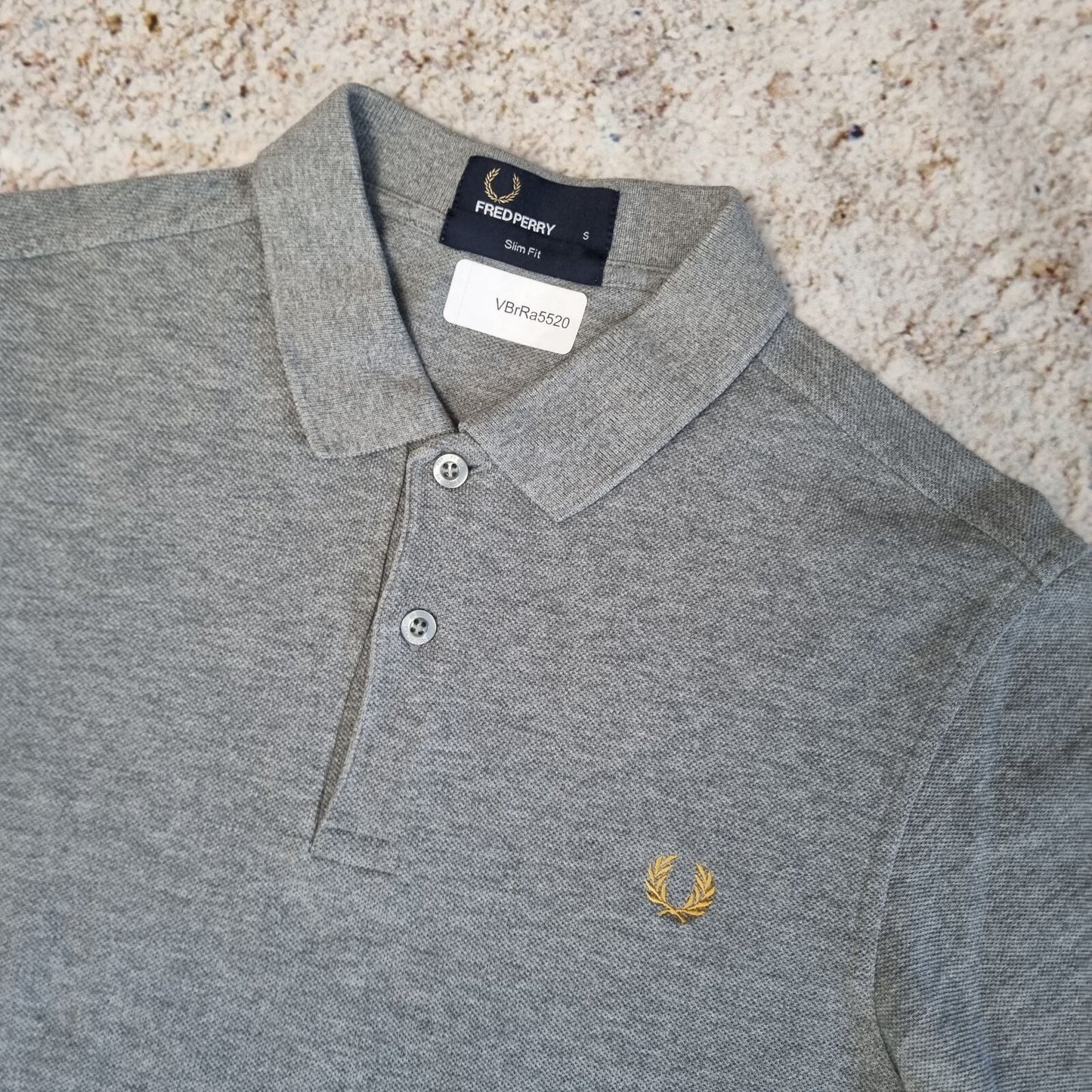 Fred Perry POLO SHIRT SLIM FIT  - Grey - Size S