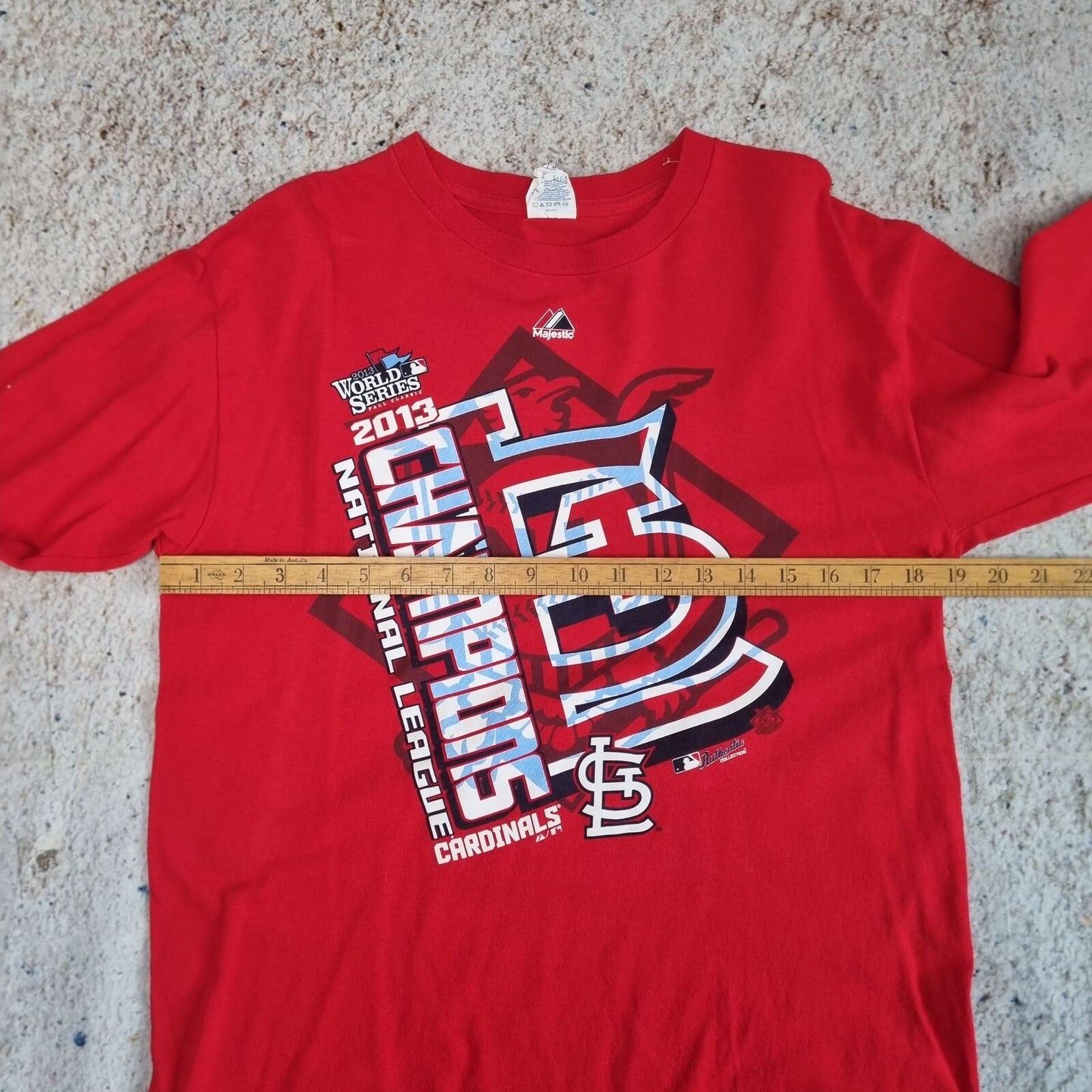 Delta T-SHIRT CARDINALS BASEBALL MLB TOP TEE 2013 - Red - Size M