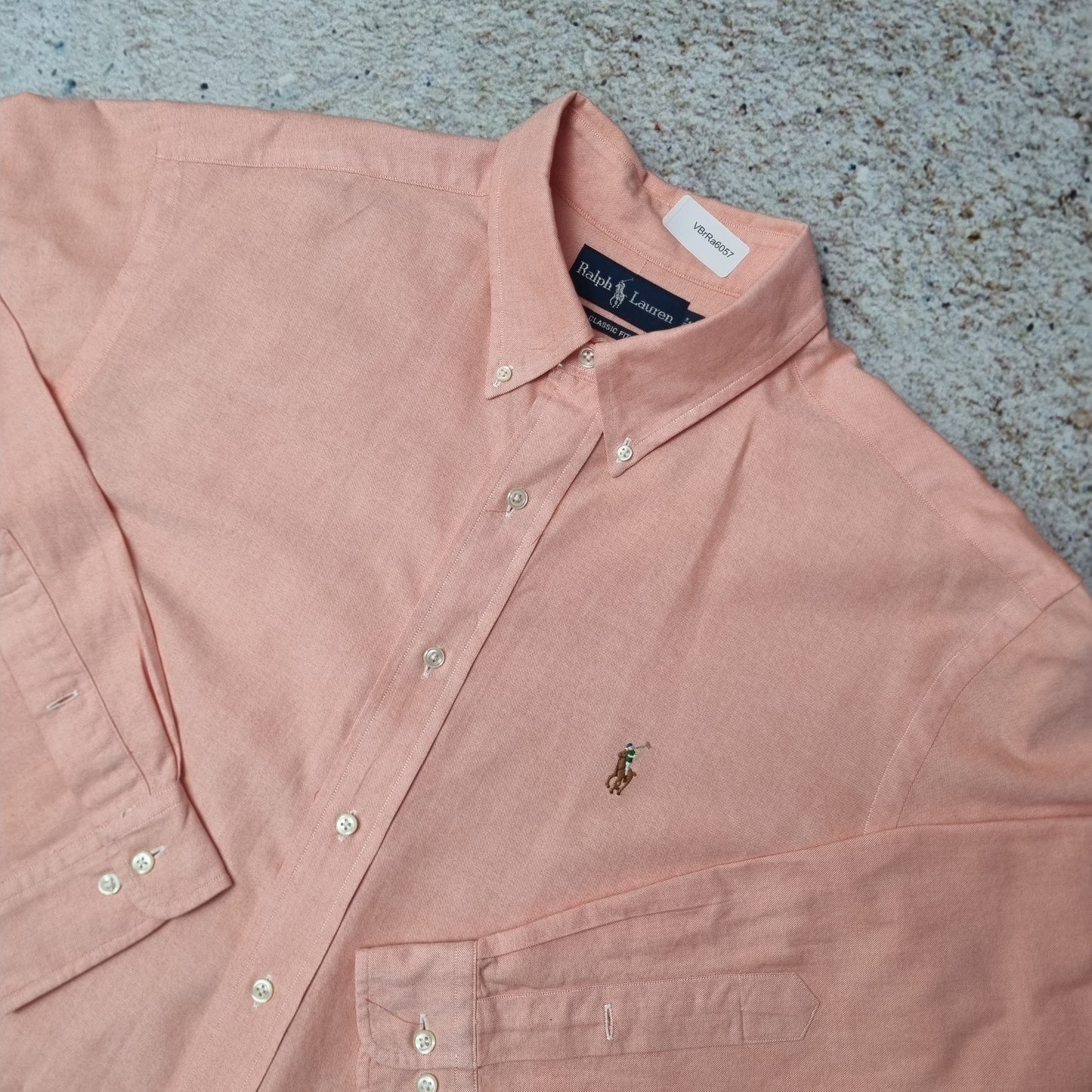 Ralph Lauren OXFORD SHIRT CLASSIC FIT 32-33 XL - Orange - Size 17