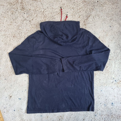 POLO RALPH LAUREN  T-Shirt Men's SMALL Long Sleeve Hooded Tricot Logo