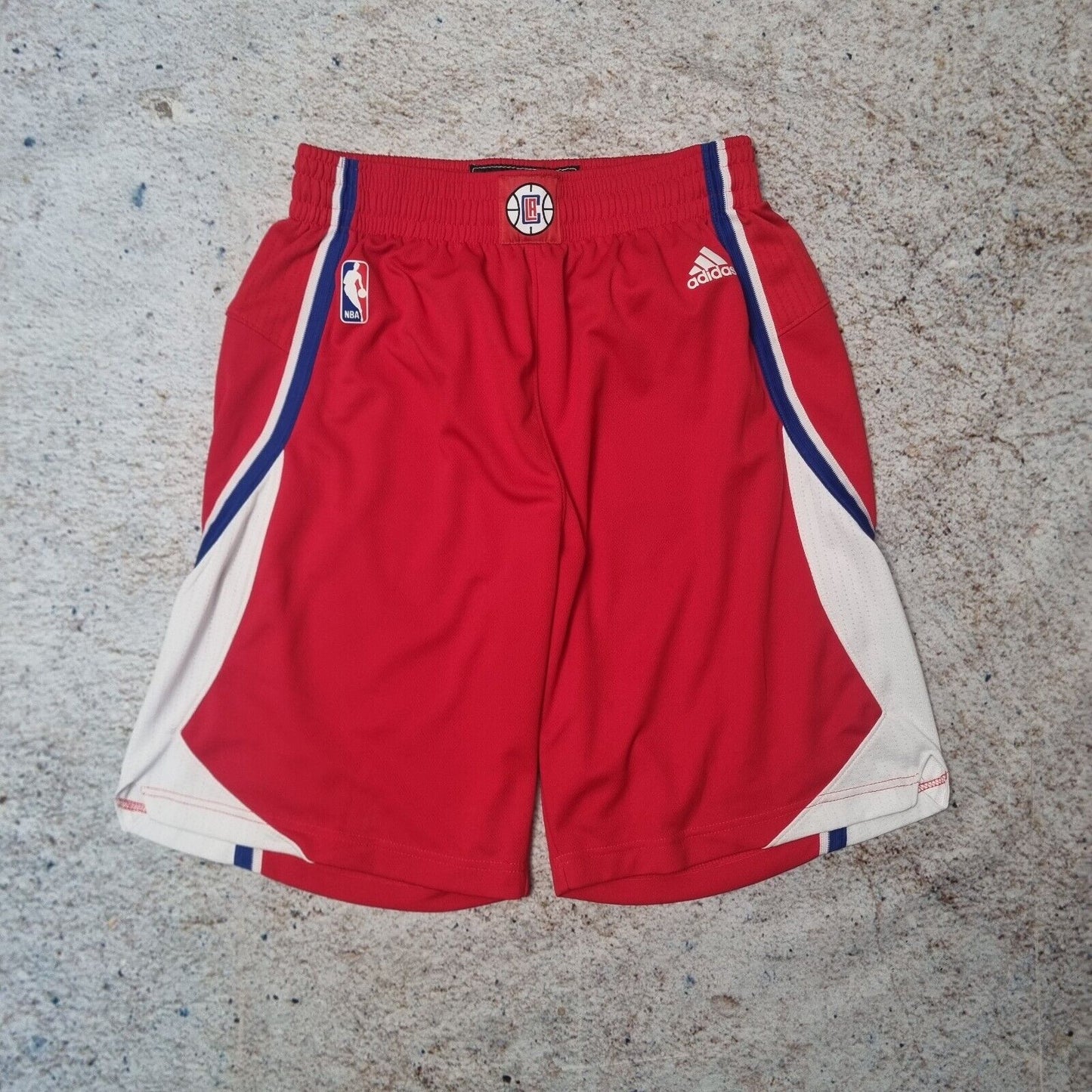 Adidas NBA LA Clippers Basketball Shorts  Size M RED