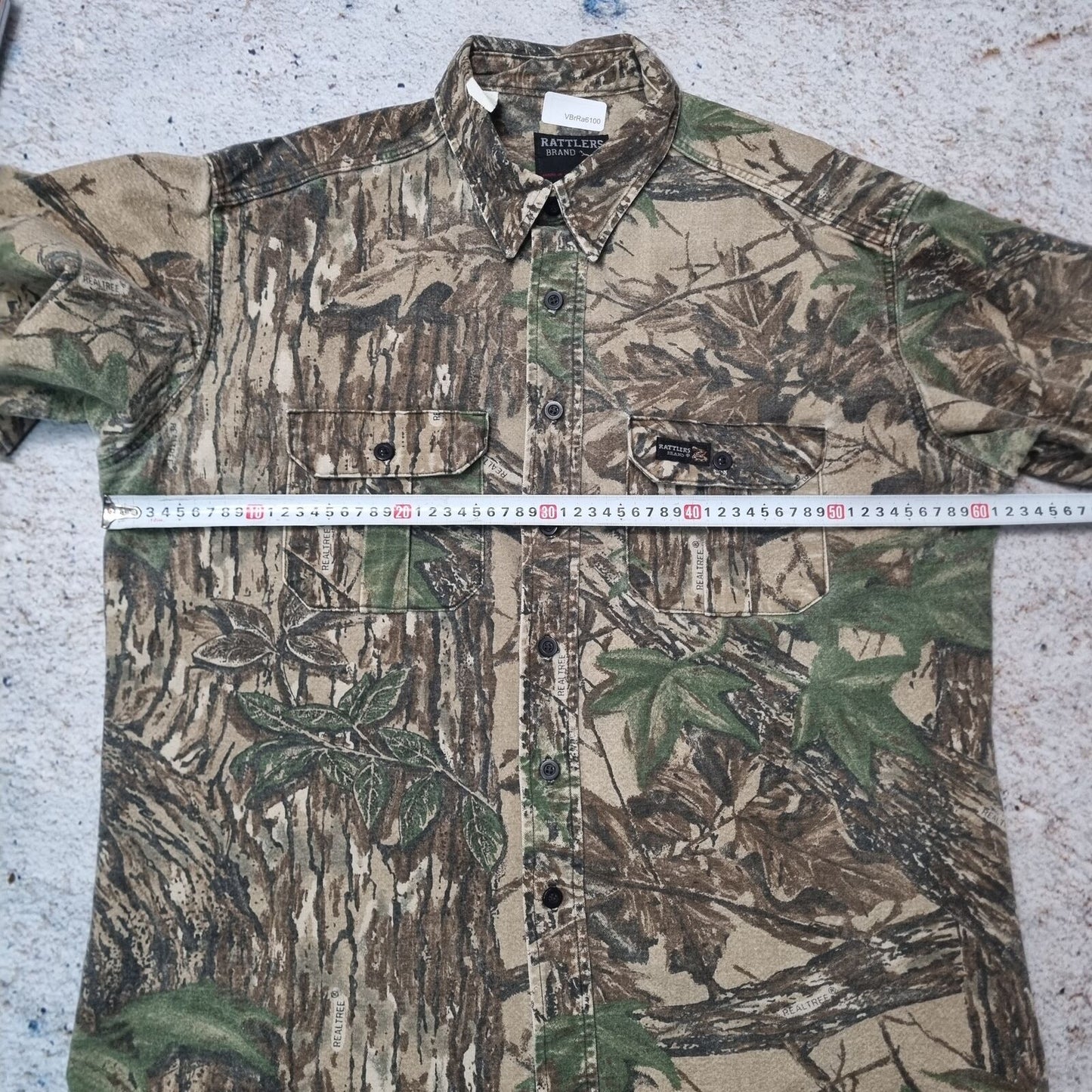 Rattlers REALTREE SHIRT CAMO HUNTING FISHING - Green - Size L