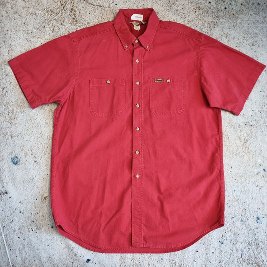 Carhartt WORK WEAR SHIRT SHORT SLEEVE PLAIN - Red - Size L