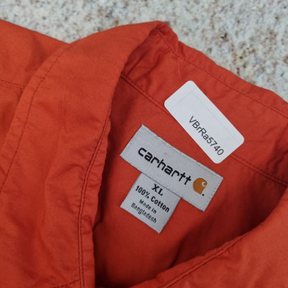 Carhartt SHIRT WORK WEAR OUTDOORS UTILITY SHORT SLEEVE - Orange - Size XL