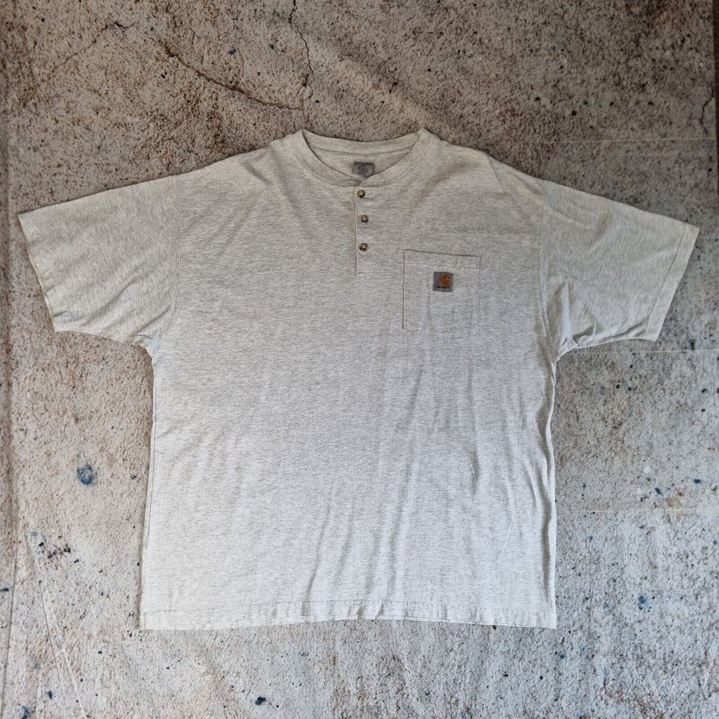 Vintage Carhartt Pocket Tee Grey K84 Size XL 90s