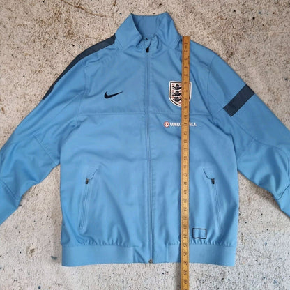 Nike England Football Jacket Full Zip Track Top Mens Size L Blue