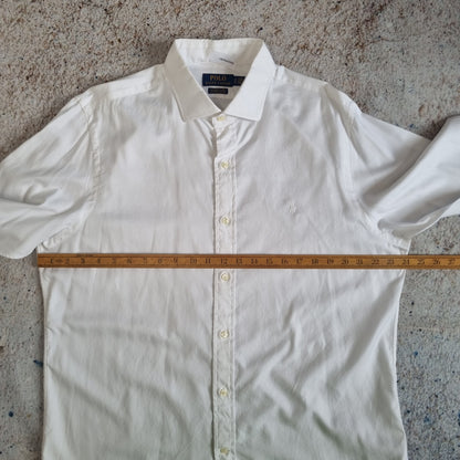 Ralph Lauren OXFORD SHIRT CUSTOM FIT STRETCH 43 - White - Size 17