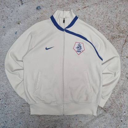 Nike NETHERLAND TRACK JACKET 2008 RETRO - WHITE SIZE L