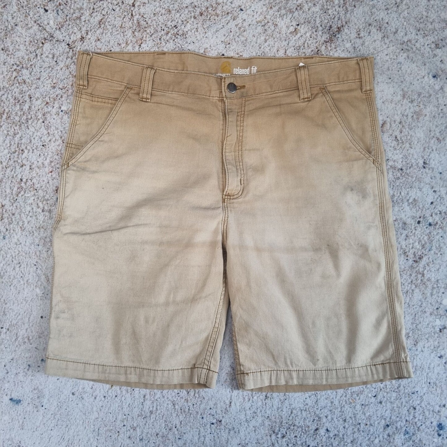 Carhartt CARGO SHORT WORKWEAR RELAXED FIT - Brown - Size 38