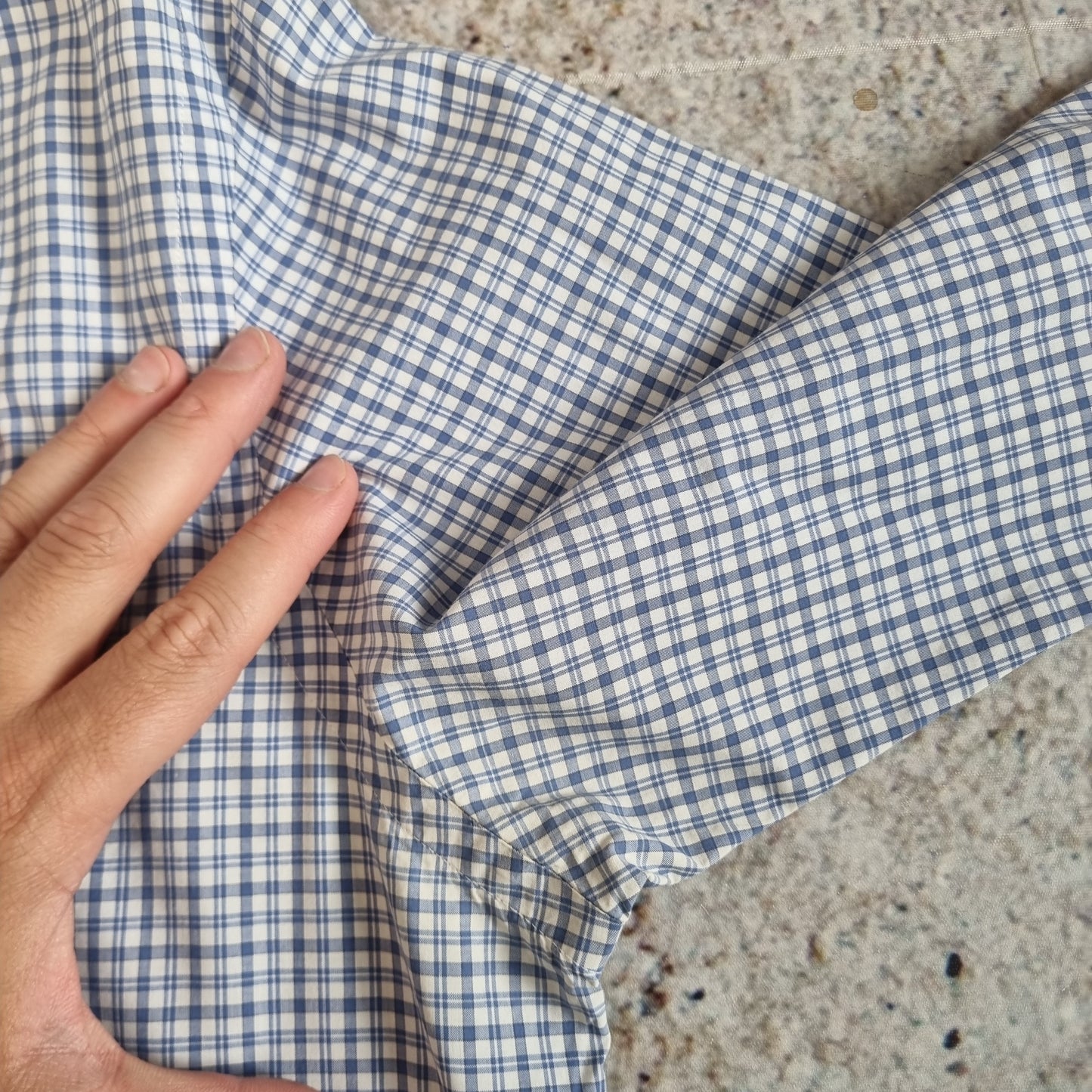 Ralph Lauren OXFORD SHIRT CHECK  - Blue - Size L