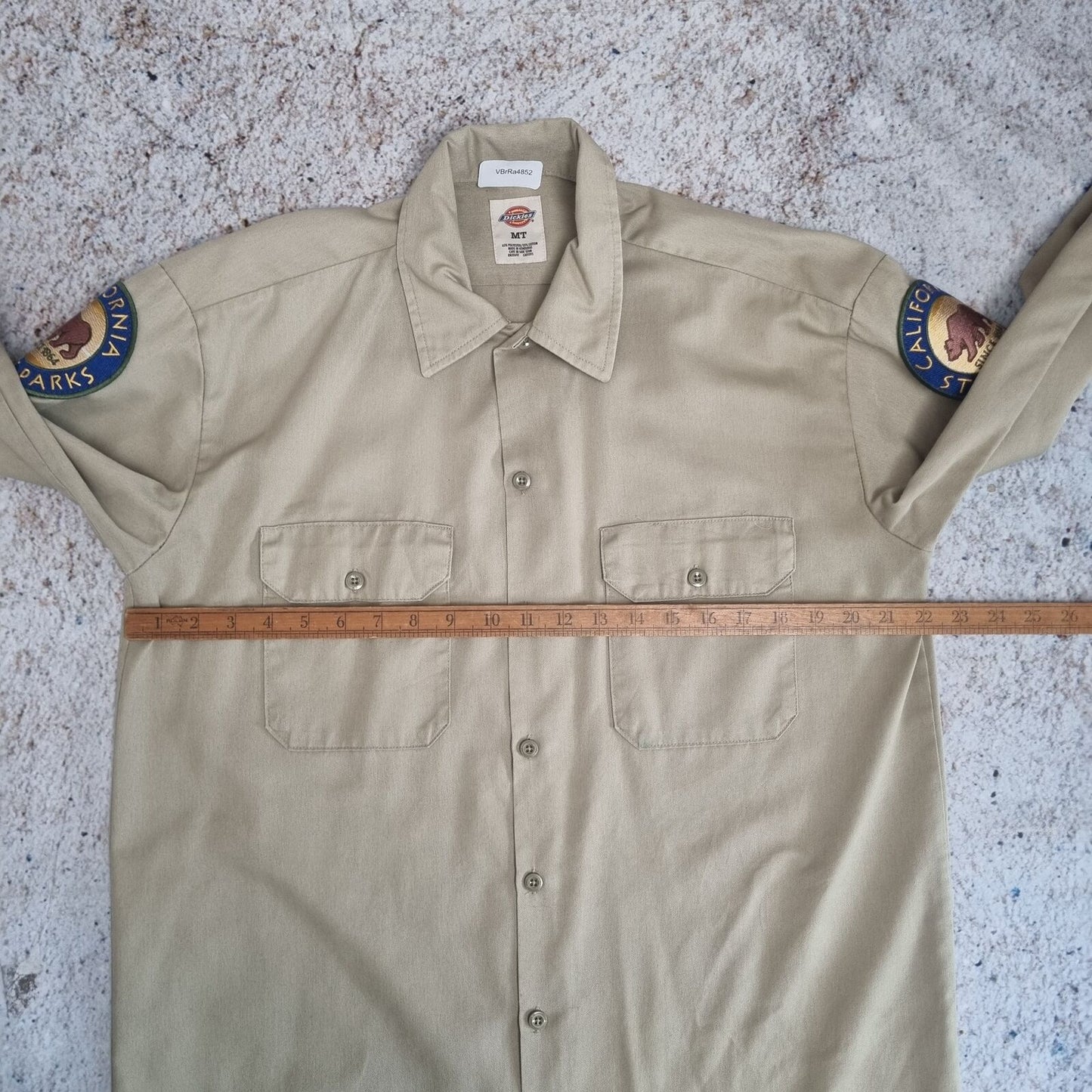 Dickies WORK WEAR SHIRT PLAIN TALL FIT - Brown - Size M