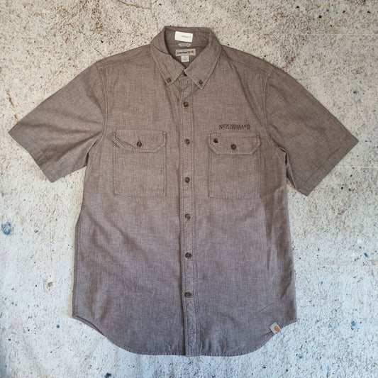 Carhartt SHIRT WORK WEAR OUTDOORS UTILITY SHORT SLEEVE - Brown - Size M