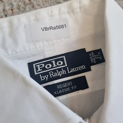 Polo Ralph Lauren OXFORD SHIRT REGENT CLASSIC FIT 32 33 L - White - Size 17