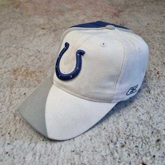 VINTAGE REEBOK NFL INDIANAPOLIS COLTS Cap HAT Football  BLUE WHITE