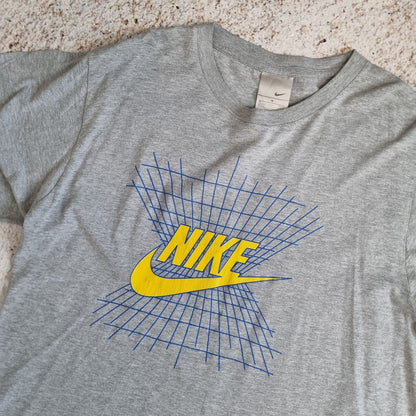 Nike GRAPHIC T SHIRT SPELL OUT RETRO Y2K  - Grey - Size M