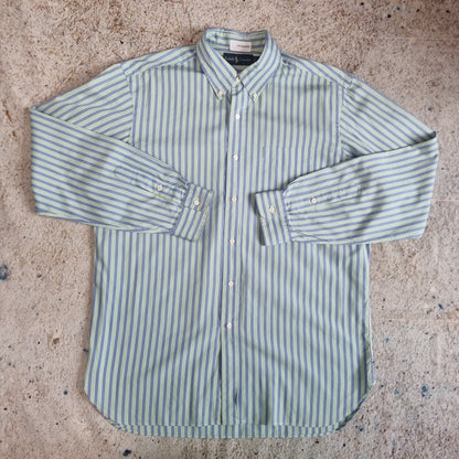 Ralph Lauren OXFORD SHIRT STRIPE GREEN  - Blue - Size L