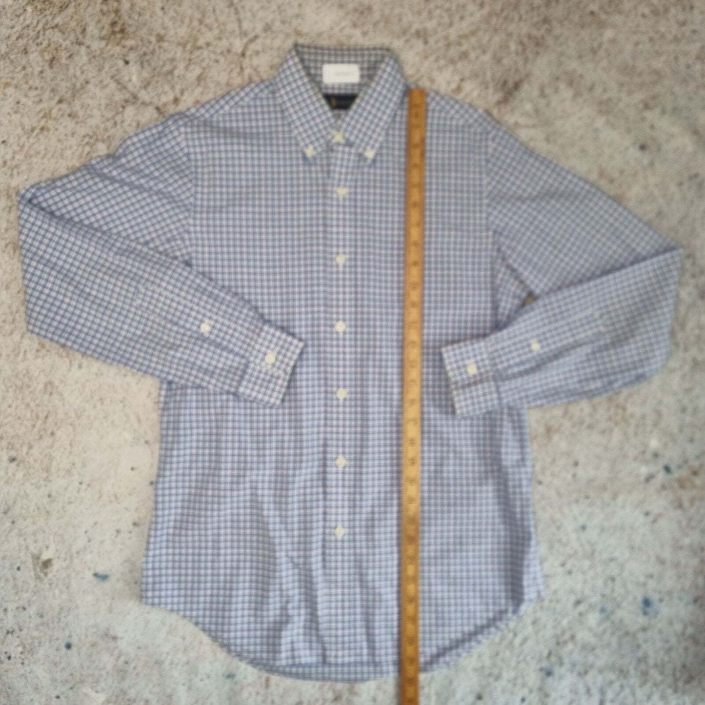 Ralph Lauren OXFORD SHIRT CHECK CASUAL  - Blue - Size S