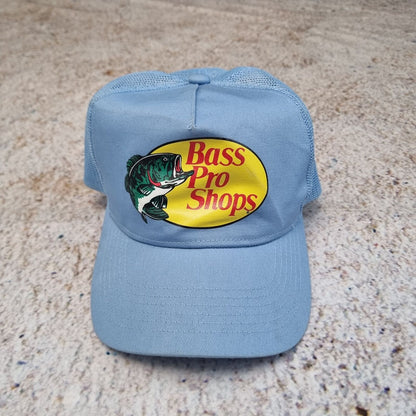Bass Pro Shop Snapback Cap Trucker Mesh  - Blue - One Size