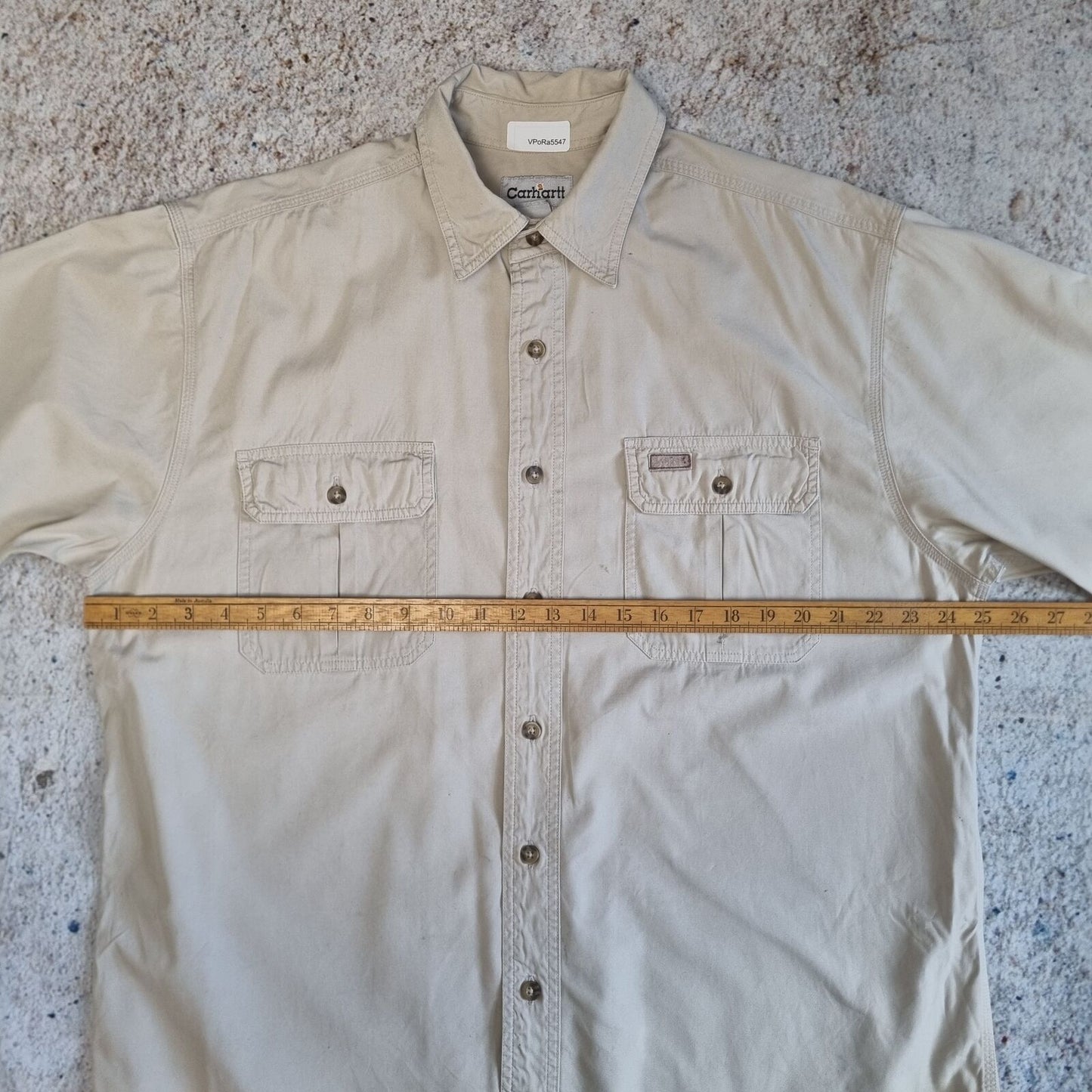 Carhartt WORK WEAR SHIRT SHORT SLEEVE CHECK - Red - Size L