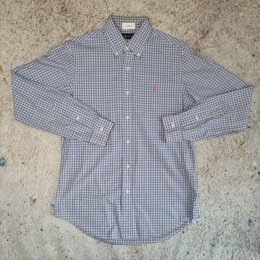 Ralph Lauren OXFORD SHIRT CHECK CASUAL  - Blue - Size S