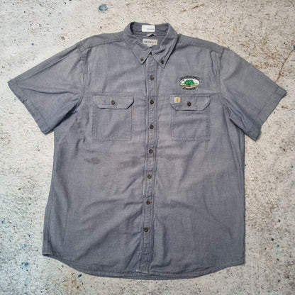 Carhartt WORK WEAR SHIRT SHORT SLEEVE - Grey - Size XL