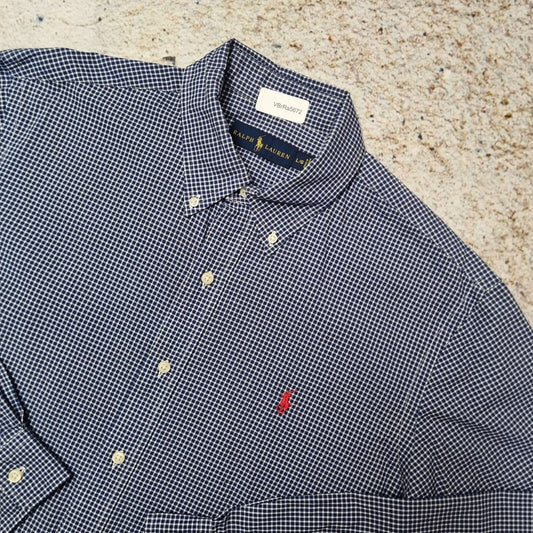 Ralph Lauren OXFORD SHIRT CHECK GINGHAM - Blue - Size L