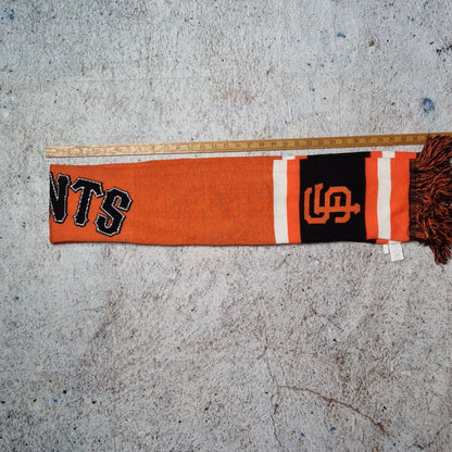 San Francisco Giants Scarf MLB Baseball Black - Orange -