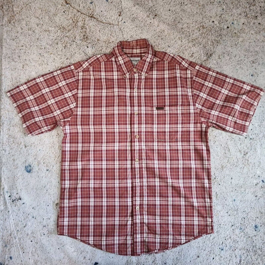 Carhartt WORK WEAR SHIRT SHORT SLEEVE CHECK VINTAGE - Red - Size M