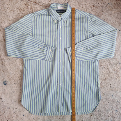 Ralph Lauren OXFORD SHIRT STRIPE GREEN  - Blue - Size L