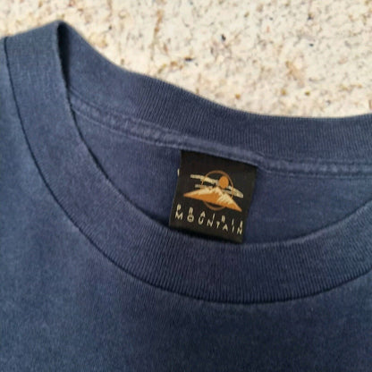 Vintage Roadkill Cafe Branson L Shirt Single-Stitch NAVY Made In USA