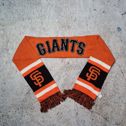 San Francisco Giants Scarf MLB Baseball Black - Orange -