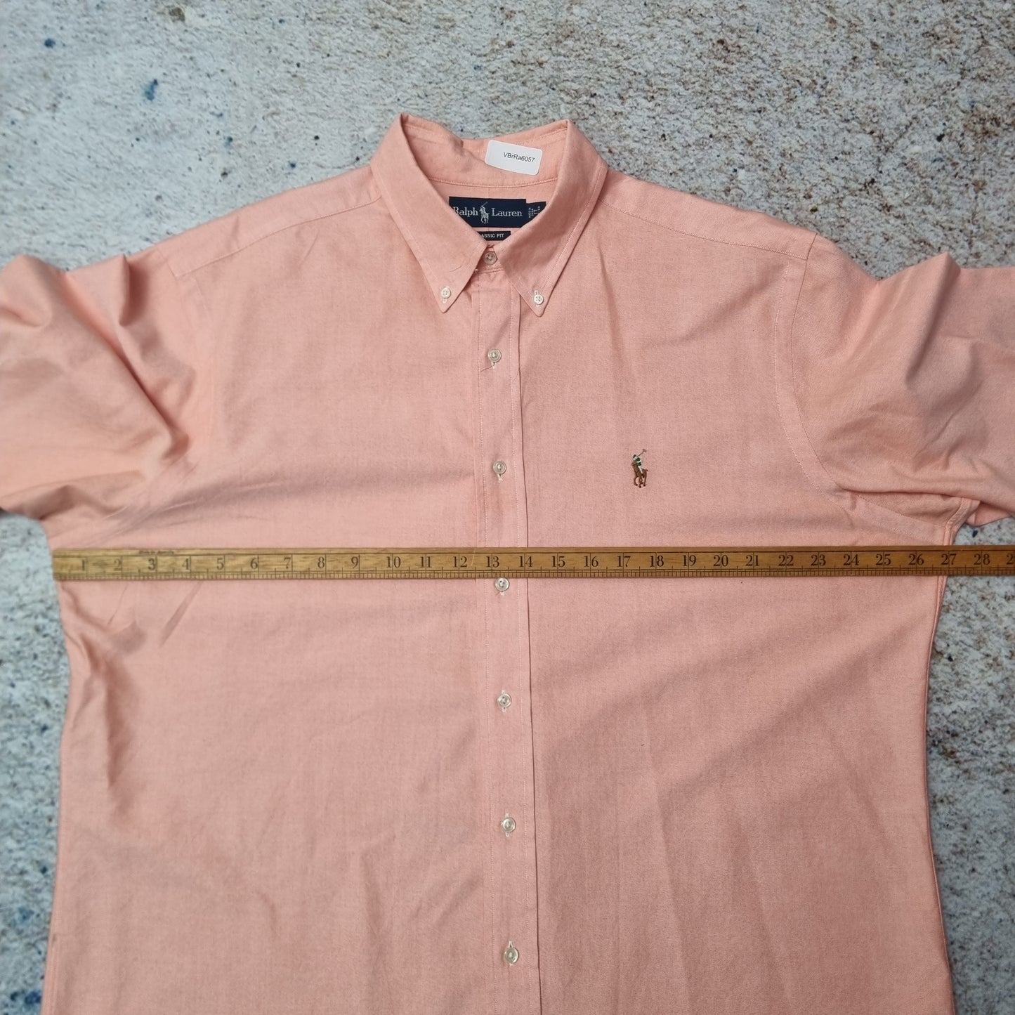 Ralph Lauren OXFORD SHIRT CLASSIC FIT 32-33 XL - Orange - Size 17