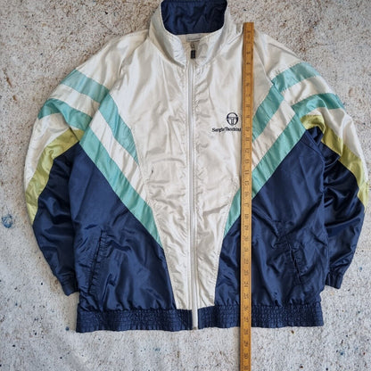 Sergio Tacchini Soft Shell Track Jacket Size Large 50 Mens | Vintage 90s VTG