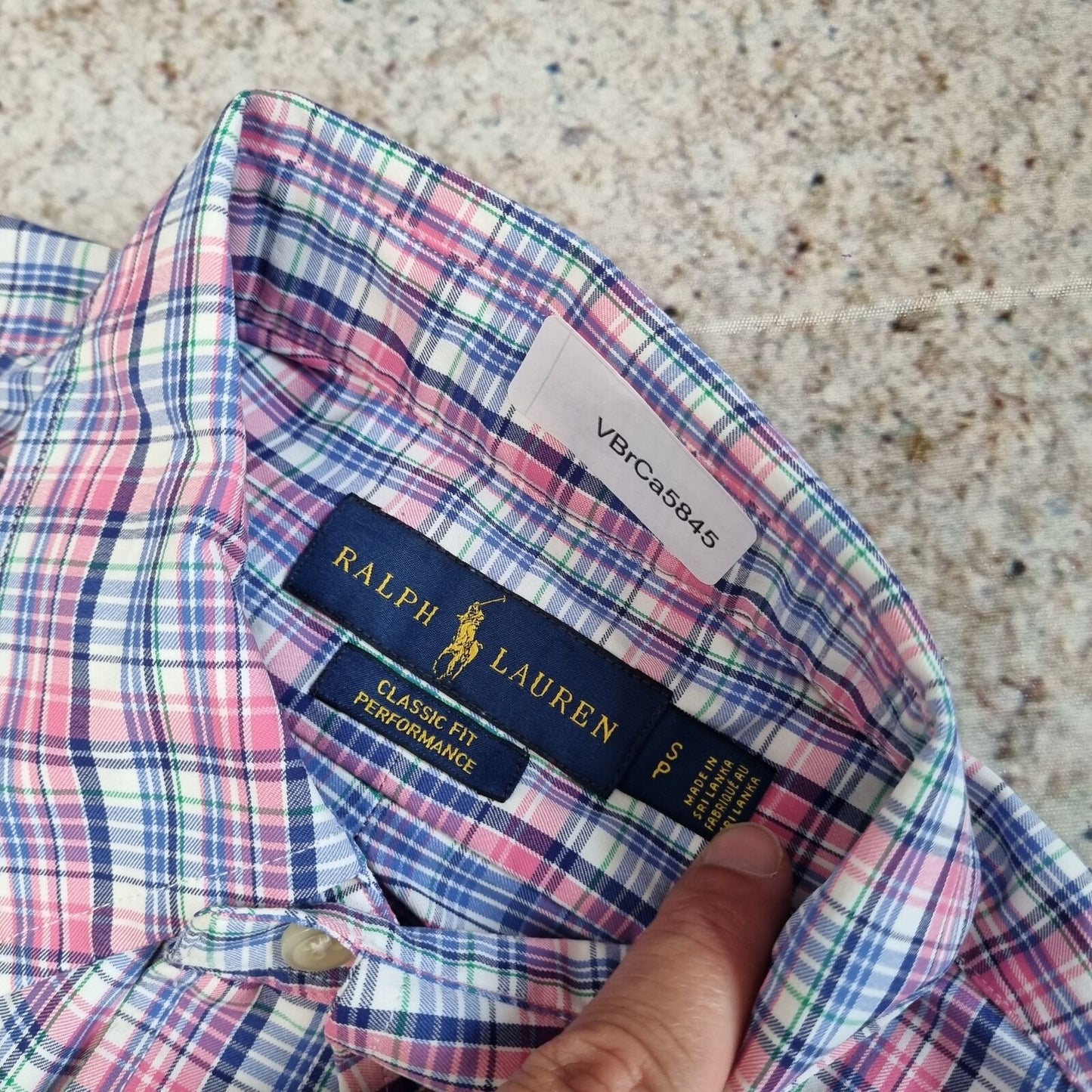 Ralph Lauren OXFORD SHIRT CLASSIC FIT PERFORMANCE CHECK  - Pink - Size S