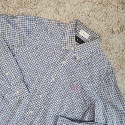 Ralph Lauren OXFORD SHIRT CHECK CASUAL  - Blue - Size S